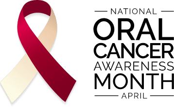 National Oral Cancer Awareness Month April logo